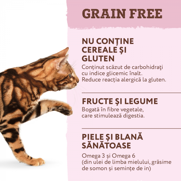 Optimeal Grain Free Hrana uscata pisici adulte - curcan si legume, 4kg [4]