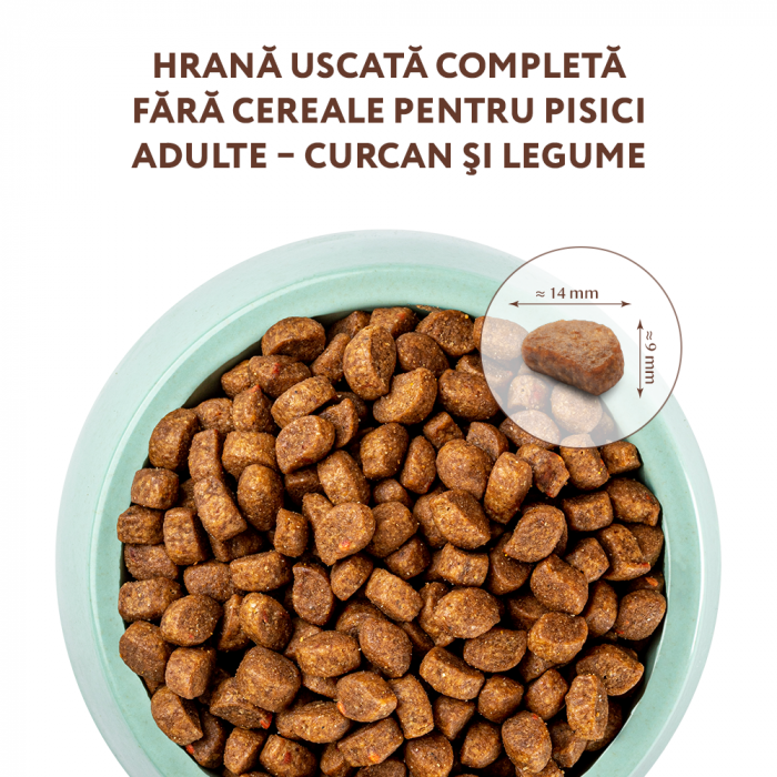 Optimeal Grain Free Hrana uscata pisici adulte - curcan si legume, 4kg [2]