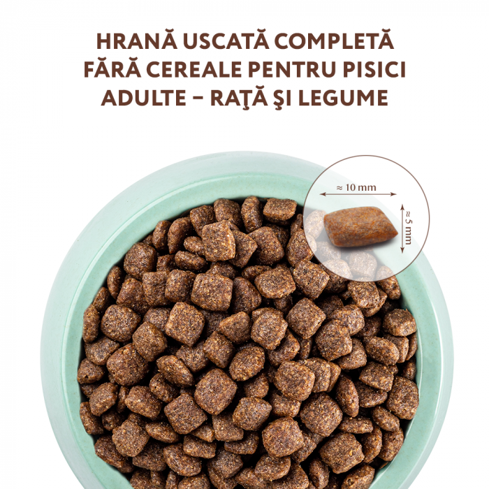 Optimeal Grain Free Hrana uscata pisici adulte - rata si legume, 300g [2]