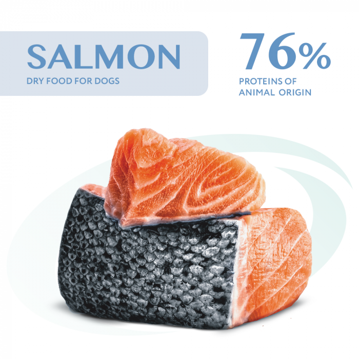 Optimeal Hipoalergenic Hrana uscata caini adulti de talie medie si mare - cu somon, 1,5 kg [3]