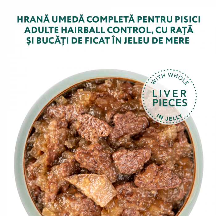Optimeal Hrana umeda pisici adulte - Rata si ficat in jeleu, set 12*0,085kg [2]