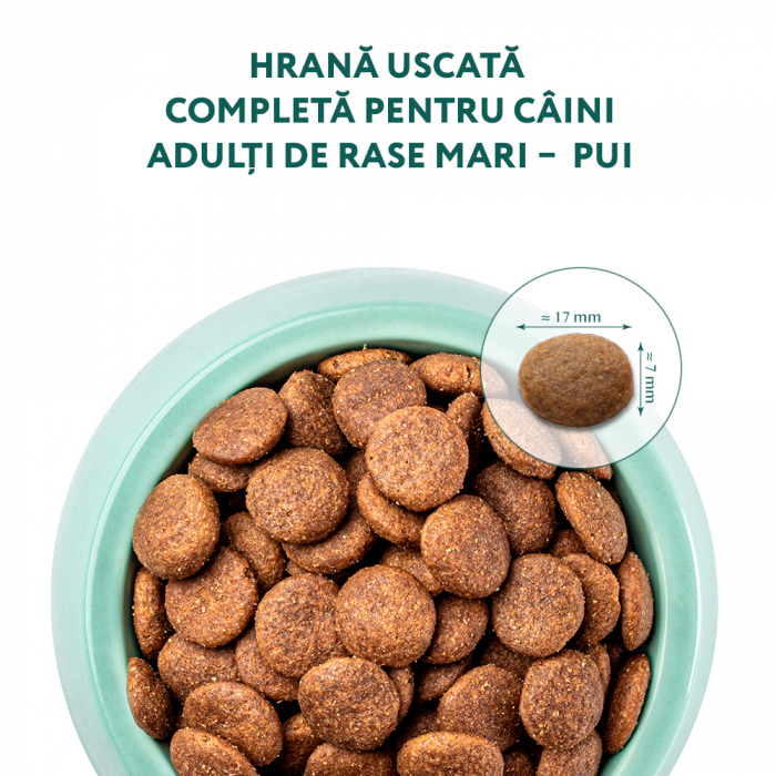 Optimeal, Hrana uscata caini de talie mare, Pui, 1.5kg [2]