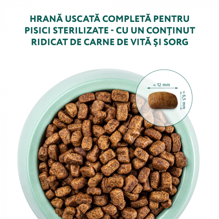 Optimeal Hrana uscata pentru pisici sterilizate - Vita si Sorg, 4 kg [2]