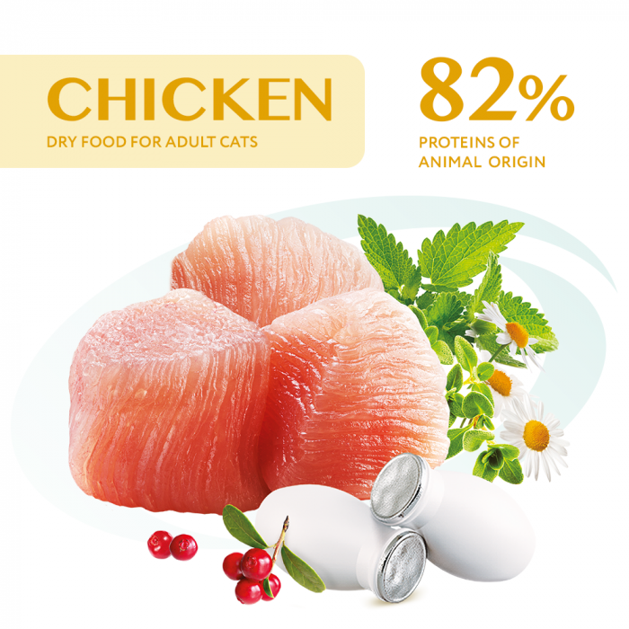 Optimeal, Hrana uscata pisici adulte, Pui, 4kg [4]