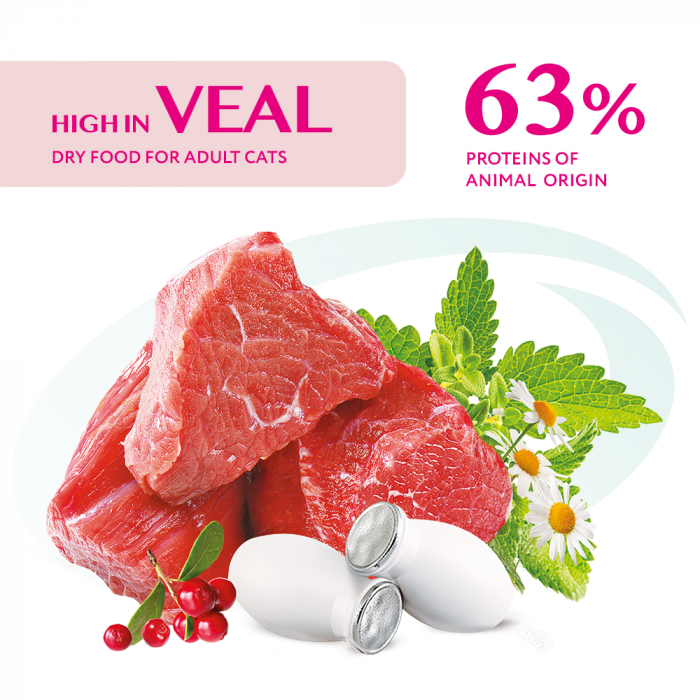 Optimeal, Hrana uscata pisici adulte, Vita, 10kg [3]