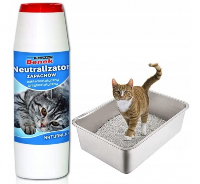 Super Benek, Neutralizator mirosuri litiera, Natural, 500g [2]