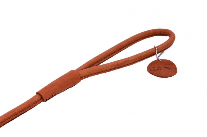 Waudog Soft, Lesa caini, din piele, cusuta manual, S, maro [4]