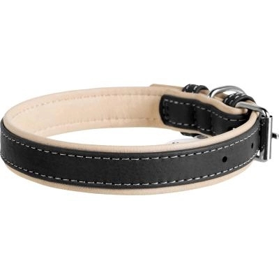 Waudog Soft, Zgarda, L, caini din piele, cu QRPasaport, neagra [3]