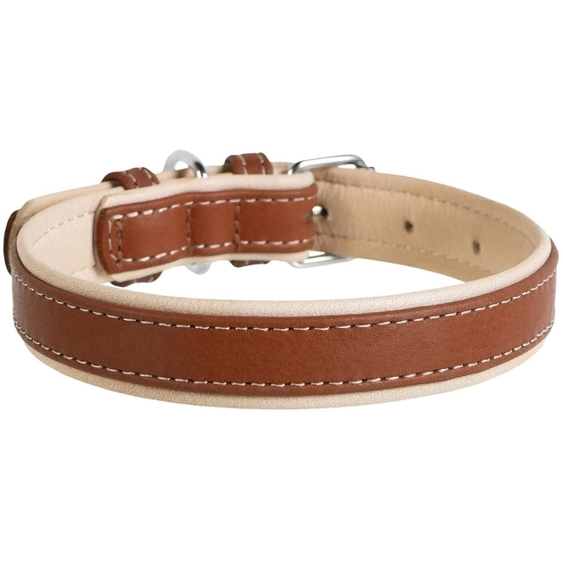 Waudog Soft, Zgarda, XL, caini din piele, cu QRPasaport, maro [2]