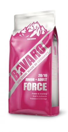 Hrana uscata - Bavaro Force 28/16, Hrana completa pentru caini si catei activi