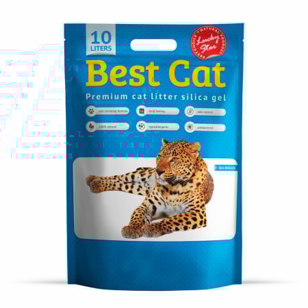 Asternut igienic - Best Cat, asternut igienic pentru litiera cu aroma marin fresh 3.6l