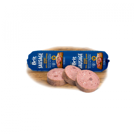 Salam Brit Premium pentru caini, vita si peste [1]