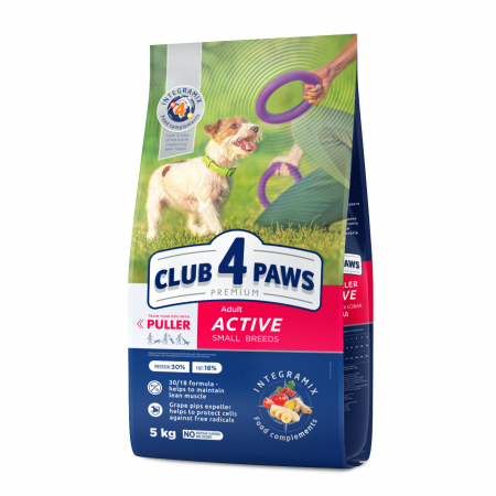 CLUB4PAWS, Hrana pentru caini activi de talie mica