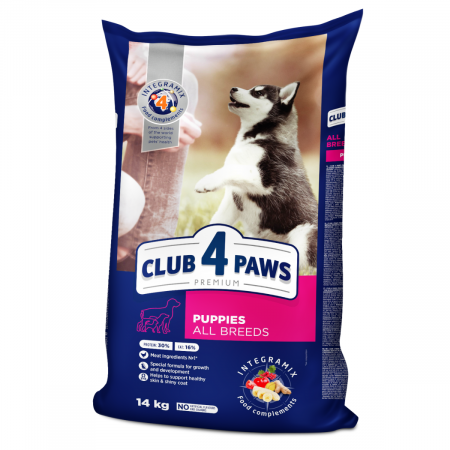 Produse pentru caini - Hrana uscata completa pentru catei de toate rasele, 14 kg, CLUB4PAWS
