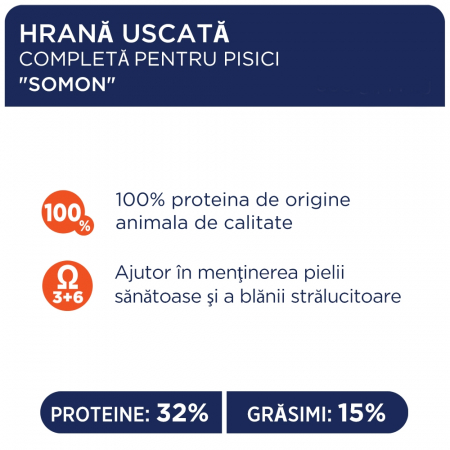 Club 4 Paws, Hrana uscata pisici adulte cu somon, 2kg [1]