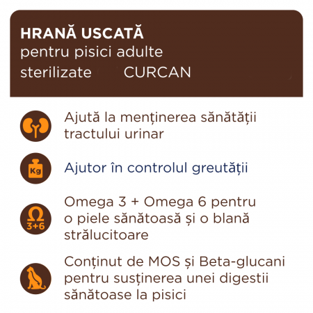 Club 4 Paws, Hrana uscata pisici sterilizate, curcan, 5kg [1]