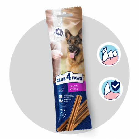 Club 4 Paws Premium, Dental Stick, Recompense caini, 117g [1]