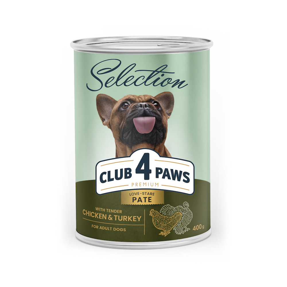 Hrana umeda - Club4Paws Selection, Hrana umeda pentru caini adulti