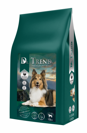 Produse pentru caini - Hrana uscata pentru caini de talie medie, curcan, Dr.Trend