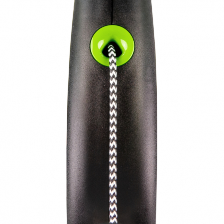 Lesa retractabila cu snur de 5m, verde, Flexi Black Design [1]