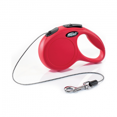 Produse pentru pisici - Lesa retractabila pentru pisici, 3m, XS, Flexi New Classic