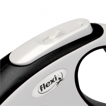 Flexi New Comfort, M Band, lesa retractabila, neagra, 5m [2]