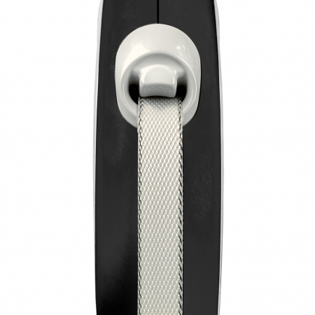 Flexi New Comfort, S Band, lesa retractabila, neagra, 5m [1]