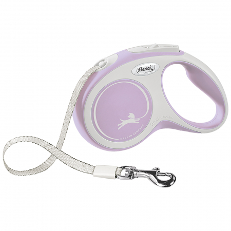 Produse pentru caini - Flexi New Comfort, S Band, lesa retractabila, roz, 5m