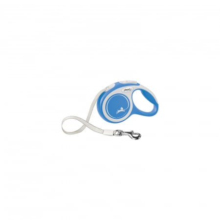 Produse pentru caini - Flexi New Comfort, XS Band, lesa retractabila, albastra, 3m