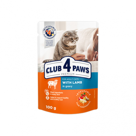 Hrana umeda pisici Club 4 Paws Miel in sos, set 24*100g