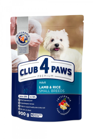 Produse pentru caini - Hrana fara cereale caini de talie mica, miel si orez, CLUB4PAWS