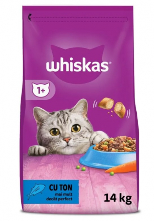 Produse pentru pisici - Whiskas Hrana uscata pentru pisici adulte, cu ton