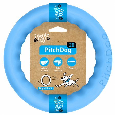 Jucarii caini - Jucarie Inel pentru caini PitchDog 20 cm