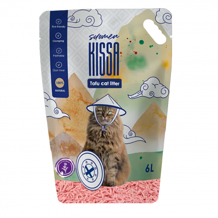 Asternut igienic - Kissa asternut pisici, Tofu -lavanda, 6l, 2.5kg