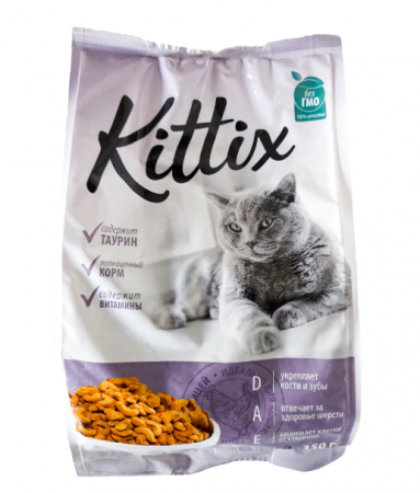 Produse pentru pisici - Kittix, Hrana uscata pentru pisici cu gaina