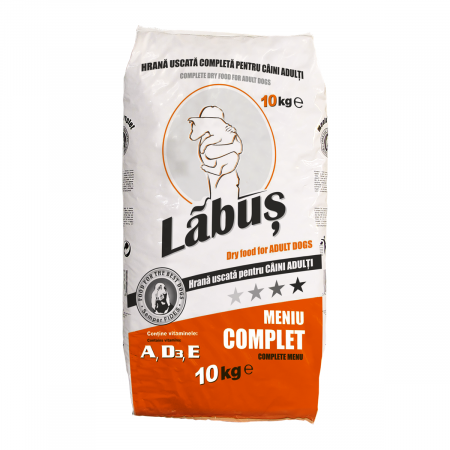 Produse pentru caini - Labus, Hrana uscata, caini, meniu complet,10kg