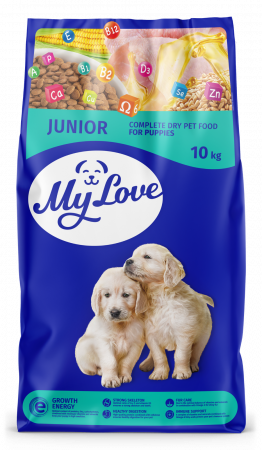 Produse pentru caini - My love Hrana uscata catei juniori 10kg
