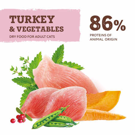Optimeal Grain Free Hrana uscata pisici adulte - curcan si legume, 4kg [2]