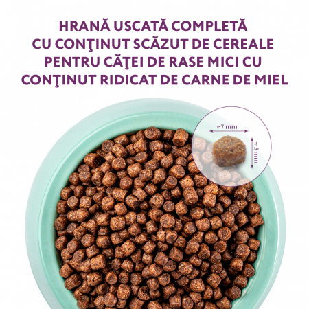 Optimeal Hrana uscata catei talie mica - cu Miel, 1,5kg [1]