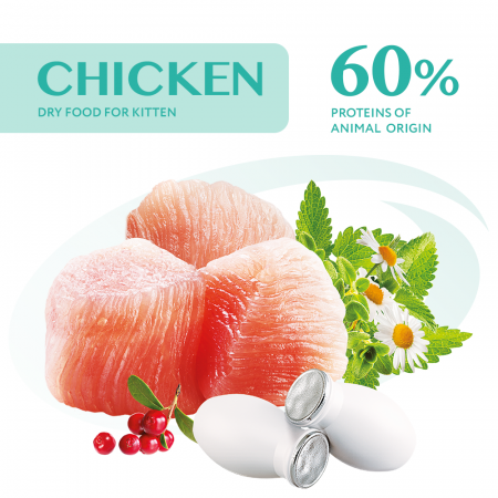 Optimeal Hrana uscata pisoi (kitten) - cu Pui, 700g [2]