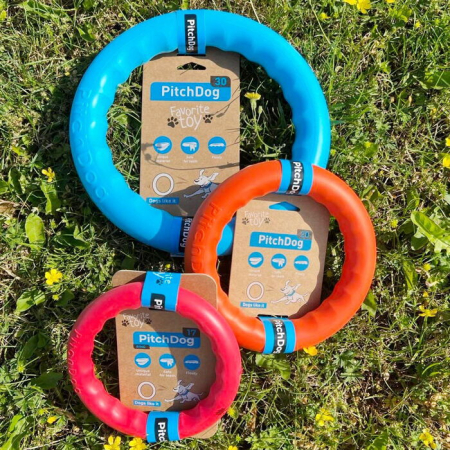 Jucarie Inel pentru caini PitchDog 17 cm [3]