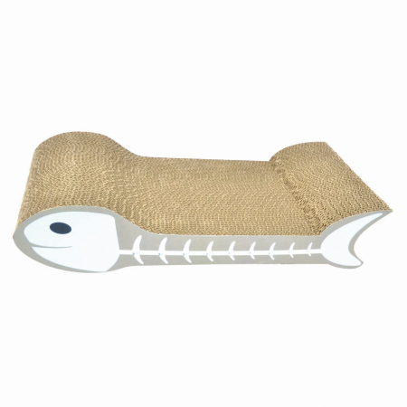 Produse pentru pisici - Sisal pentru pisici, in forma de os de peste, 40.95 x 21.59 x 8.25