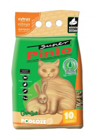 Asternut igienic - Substrat igienic pentru animale de companie, lamaie, 10l, Super Pinio