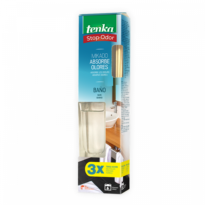 Absorbant miros tripla actiune cu bete de ratan pentru baie 37ml [1]