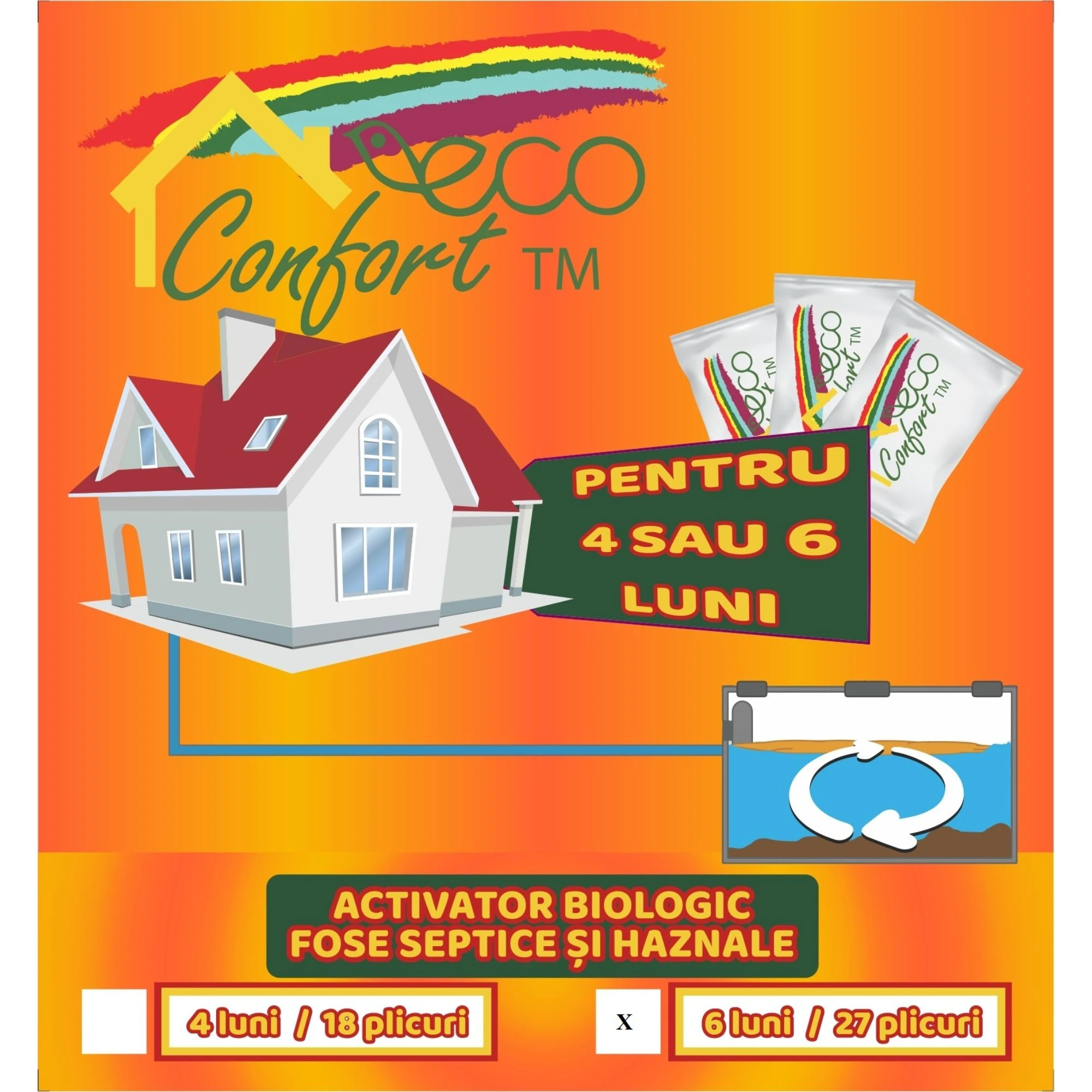 Activator biologic pentru fose septice,27 doze, tratament 6 luni [1]