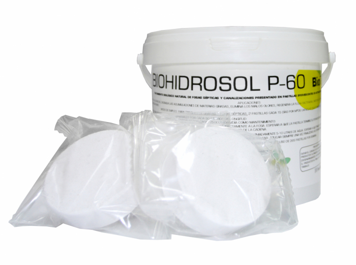 Activator biologic solid, pentru fose septice si tevi sanitare de baie sau bucatarie,Biohidrosol,10 tablete/set [3]
