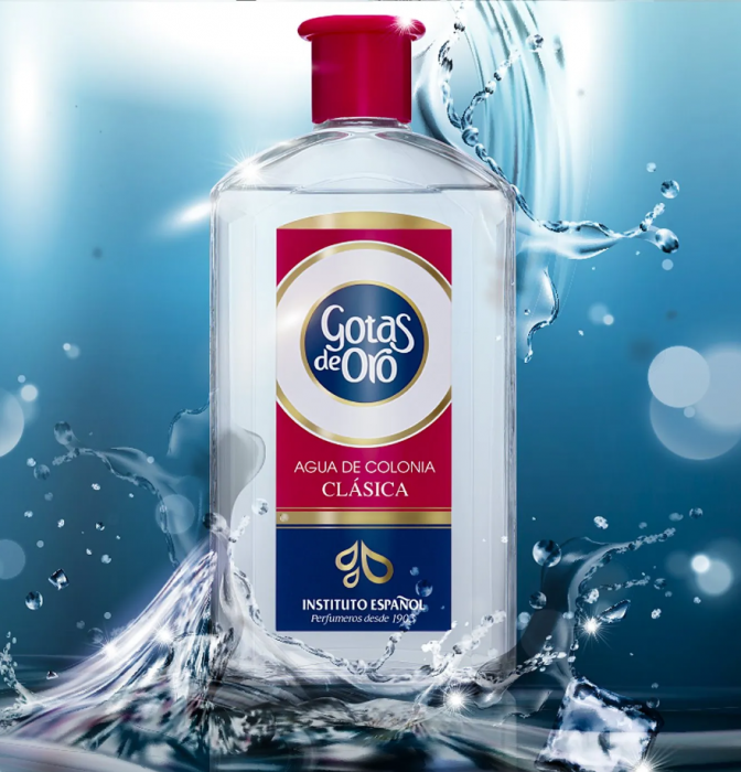 Apa de colonie pentru barbati, Clasica Gotas De Oro, 600ml, Instituto Espanol [4]