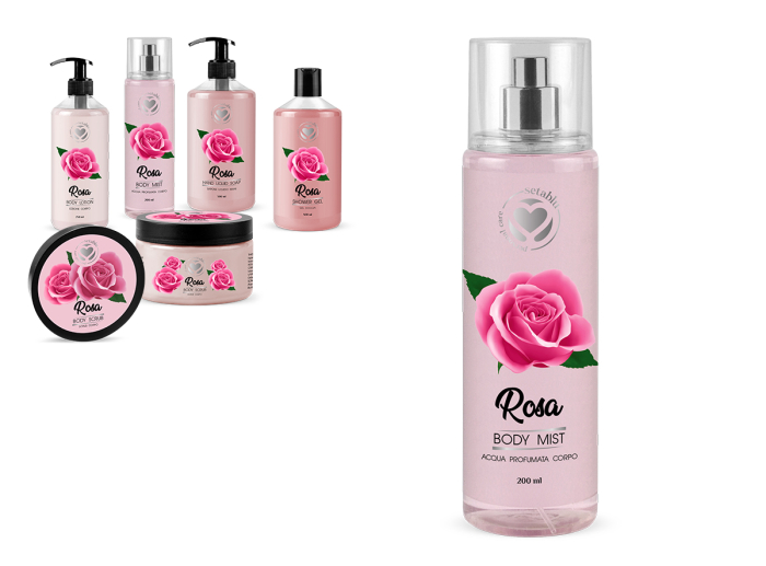 Apa parfumata pentru corp 200ml, cu aroma de trandafir [1]