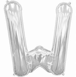Balon din folie argintie, Litera, 36 cm, 14'' [4]