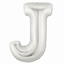 Balon din folie argintie, Litera, 36 cm, 14'' [1]